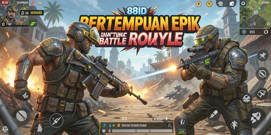 Tampilan seru pertempuran di 88ID dengan pemain lainnya.