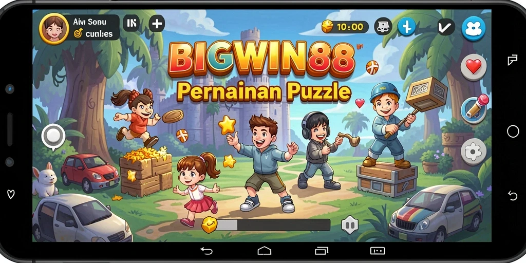 Tampilan screenshot gameplay Puzzle BIGWIN88 yang seru dan menantang.