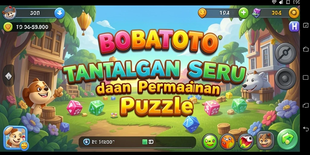 Tampilan gameplay BOBATOTO yang menantang dan seru.