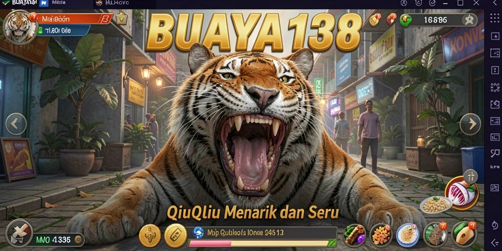 Screenshot BUAYA138 menampilkan suasana seru saat bermain QiuQiu.