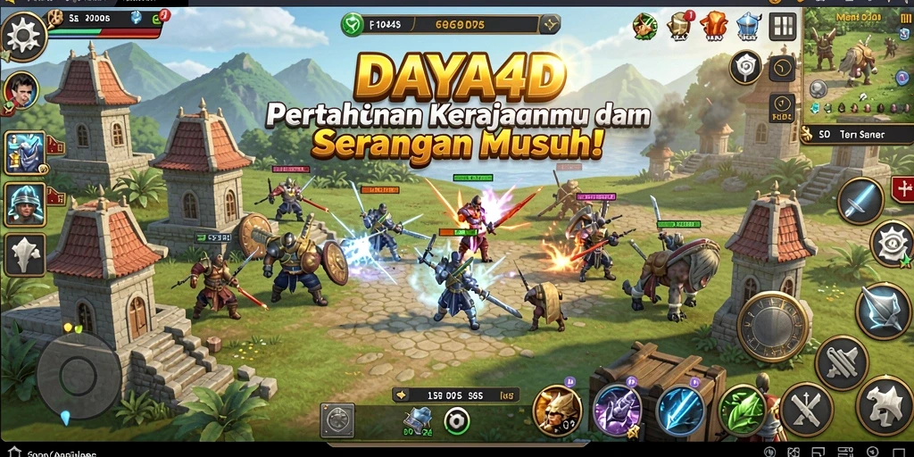 Tampilan gameplay DAYA4D yang seru dan menantang.