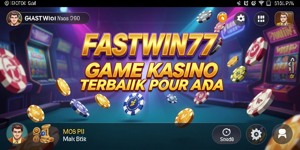 Tampilan gameplay dan suasana kasino yang menakjubkan di FASTWIN77.
