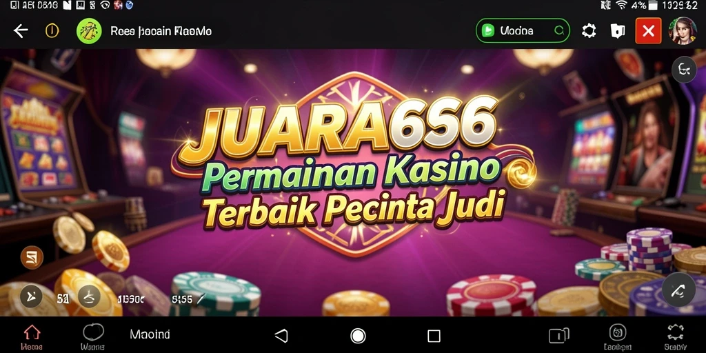 Tangkapan layar JUARA666 menampilkan gameplay yang mendebarkan di kasino online.
