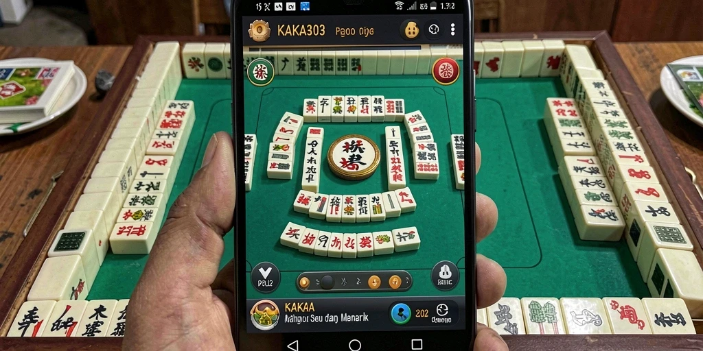 Screenshot gameplay KAKA303 dengan tampilan Mahjong yang menarik.