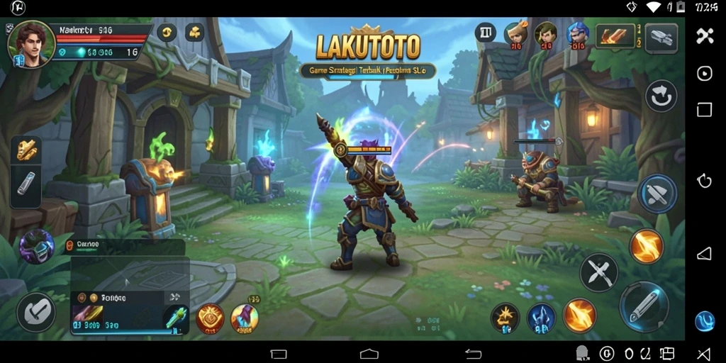 Screenshot menampilkan aksi gameplay mendebarkan di LAKUTOTO.