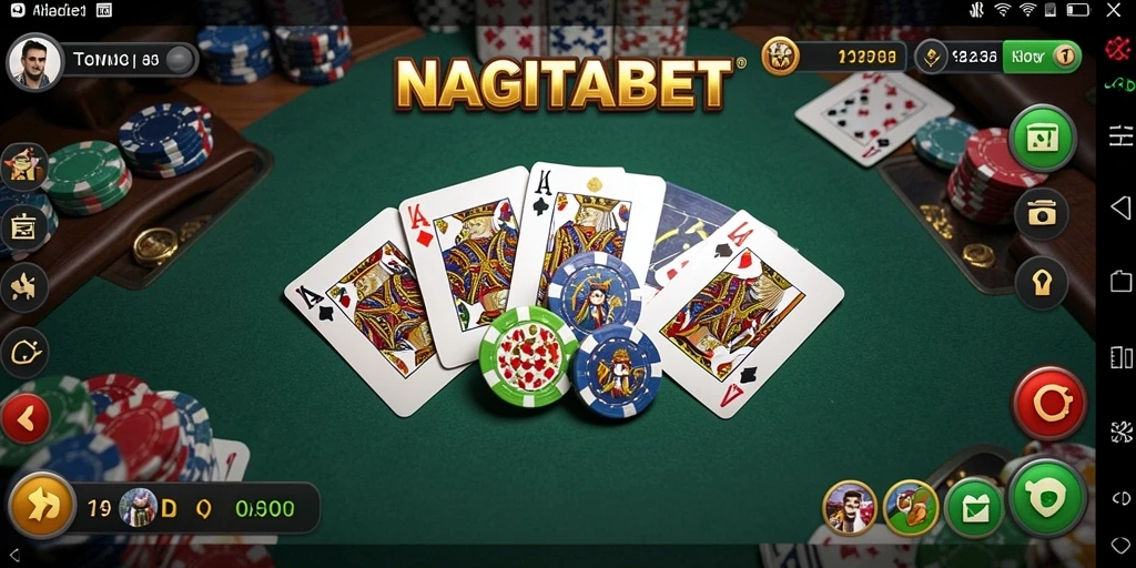 Tampilan gameplay NAGITABET dengan elemen kartu yang menarik.