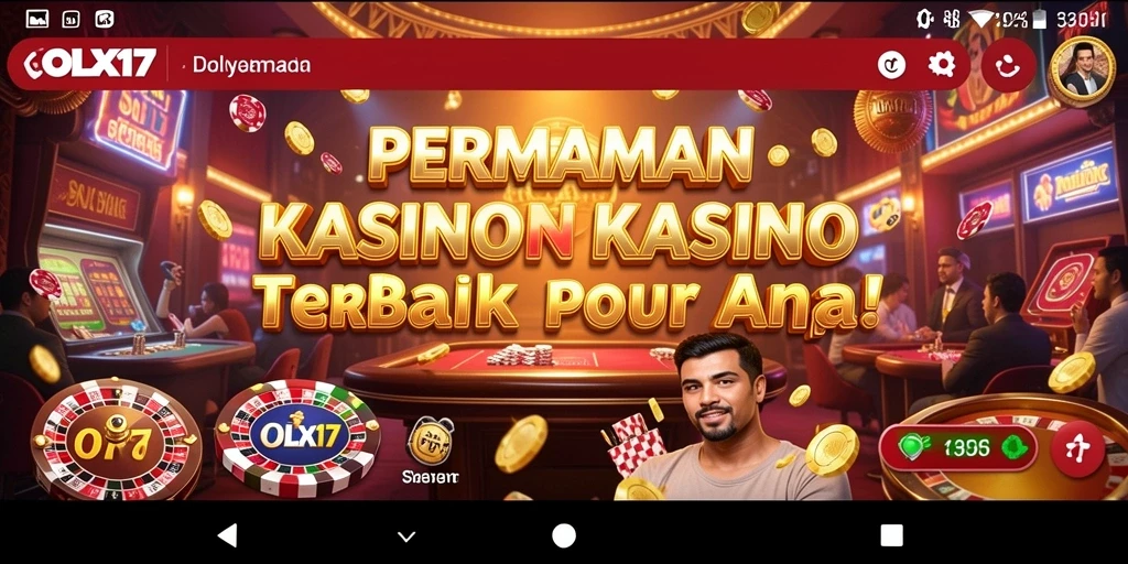 Tampilan gameplay seru dari OLX17 dengan berbagai pilihan permainan Kasino.