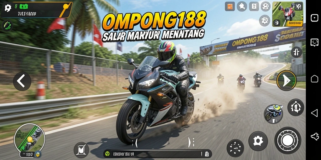 Tampilan gameplay OMPONG188 yang menegangkan dan seru.