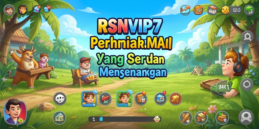 Tampilan layar gameplay yang penuh warna dan menarik di RSNVIP7.