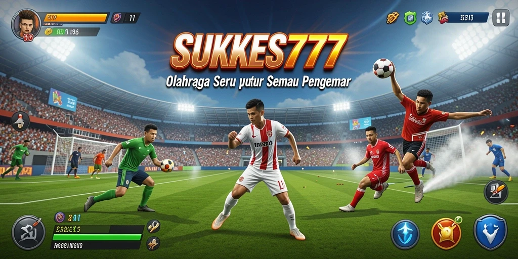 Screenshot dari gameplay SUKSES777 yang penuh aksi olahraga.