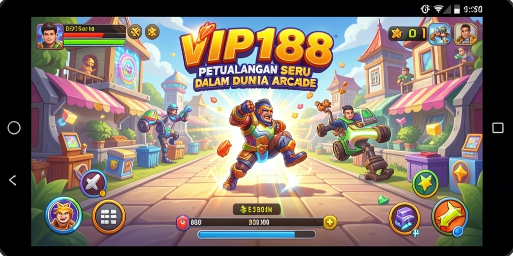 Tampilan gameplay seru dalam VIP188 yang menantang.