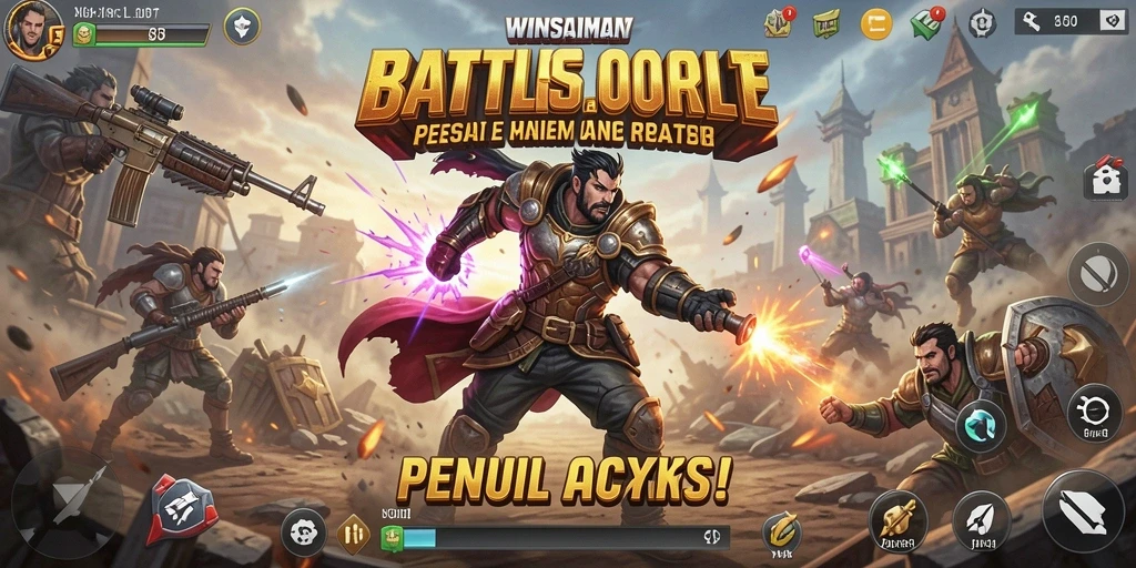 Gameplay mendebarkan di <strong>WINSLOT</strong> dengan pertempuran intens di medan perang.